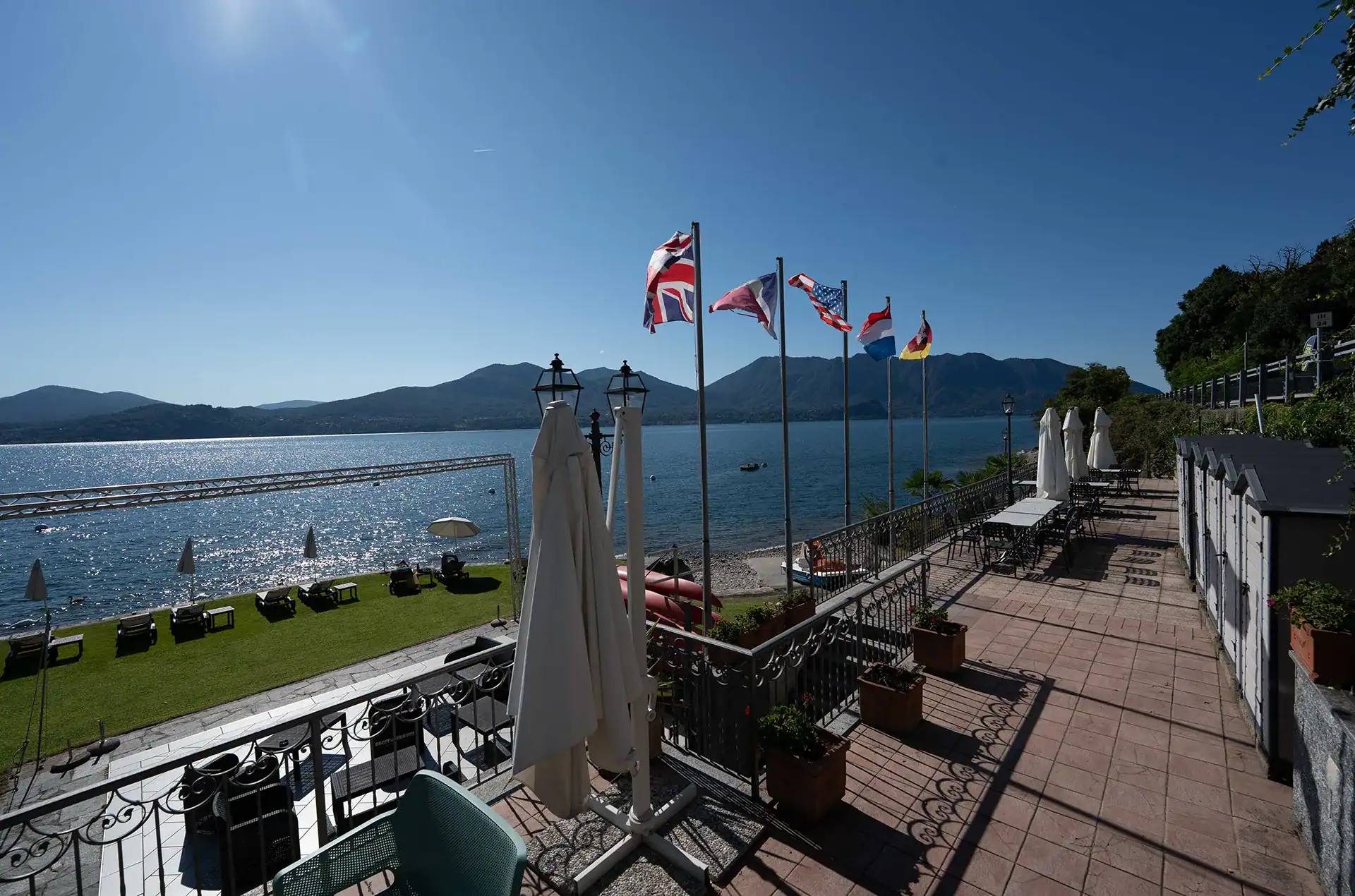 Vue de la résidence de vacances  Casa & Vela à Oggebbio sur le Lac Majeur