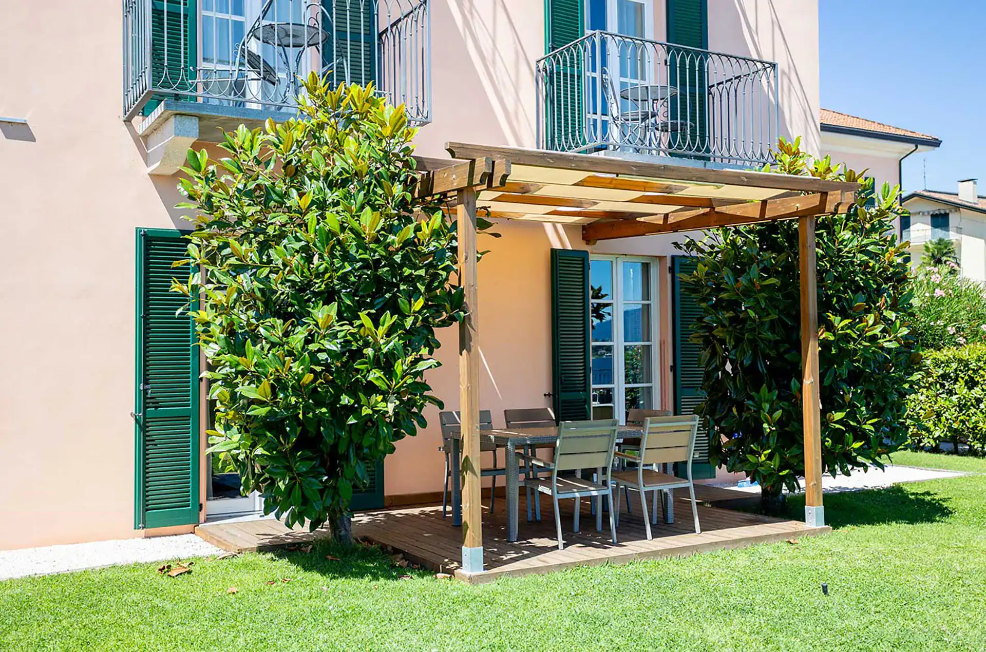 Exemple de logement Bilocale 3 J de la résidence Antico Verbano à Meina sur le Lac Majeur