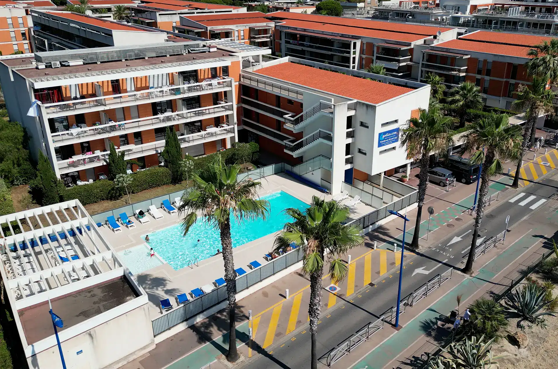 The Goélia Royal Cap holiday residence in Villeneuve-Loubet  