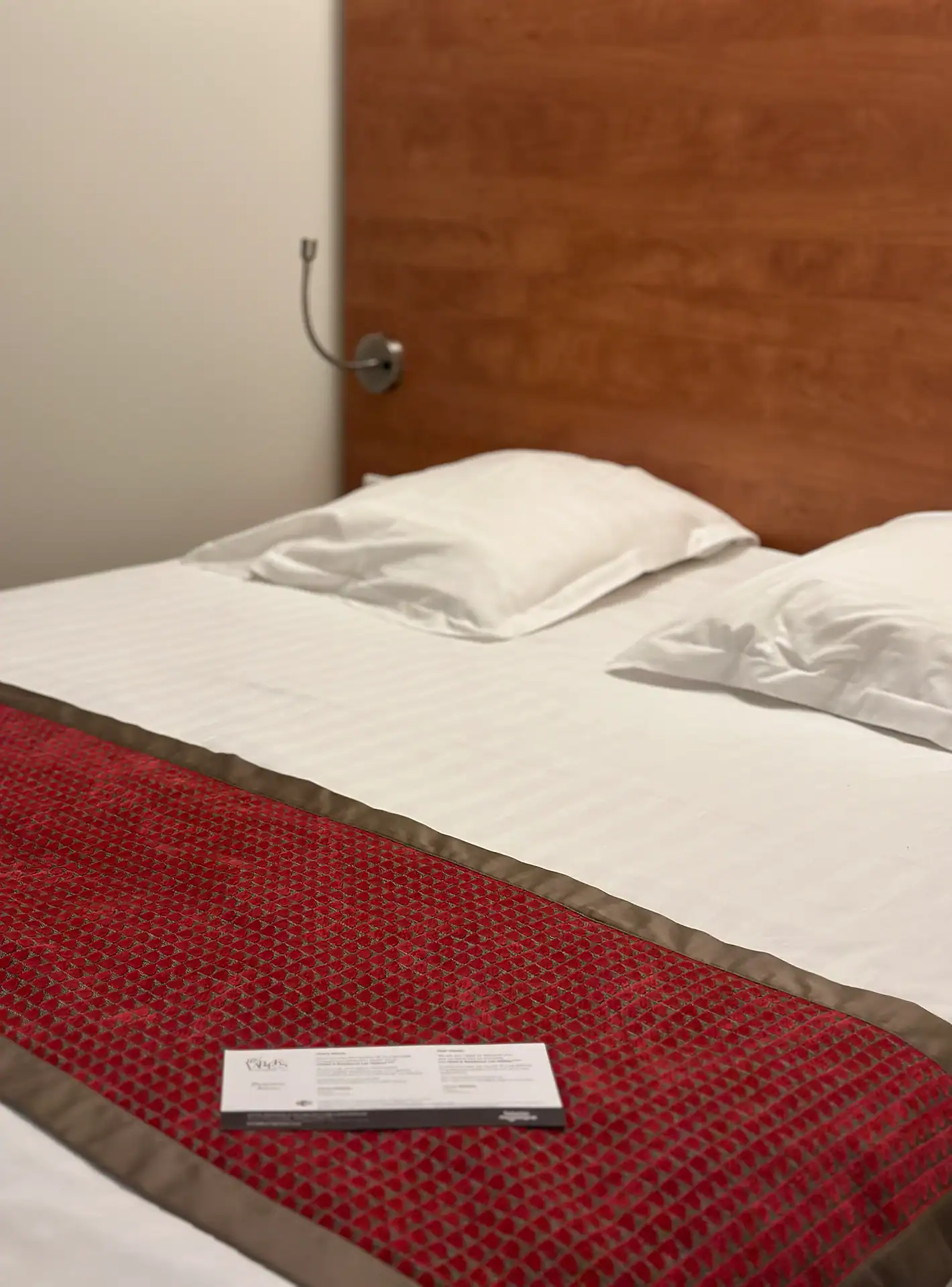 Exemple de chambre de la résidence de vacances Les Vallées à La Bresse