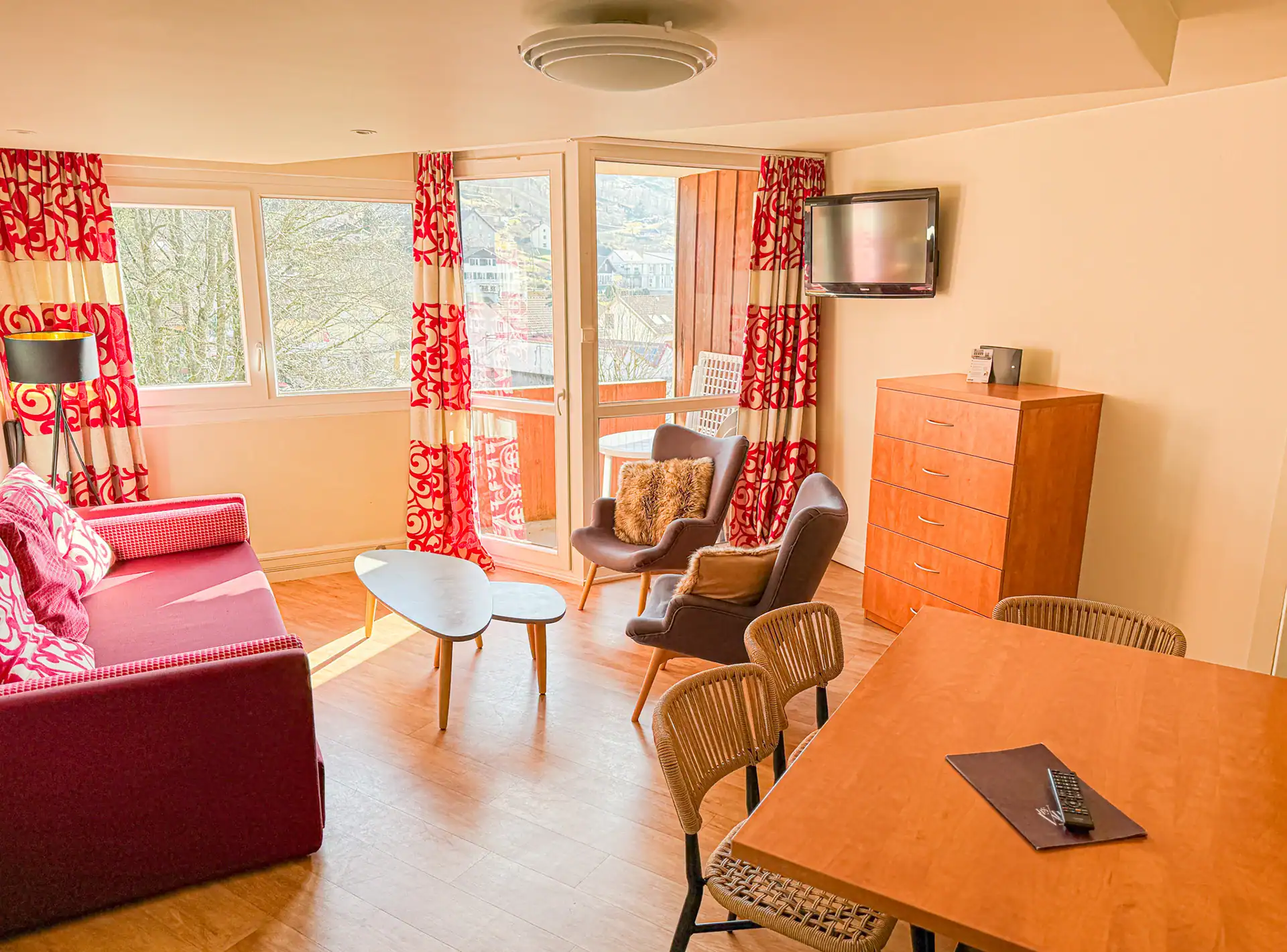 Exemple d'un intérieur de la résidence de vacances Les Vallées à La Bresse