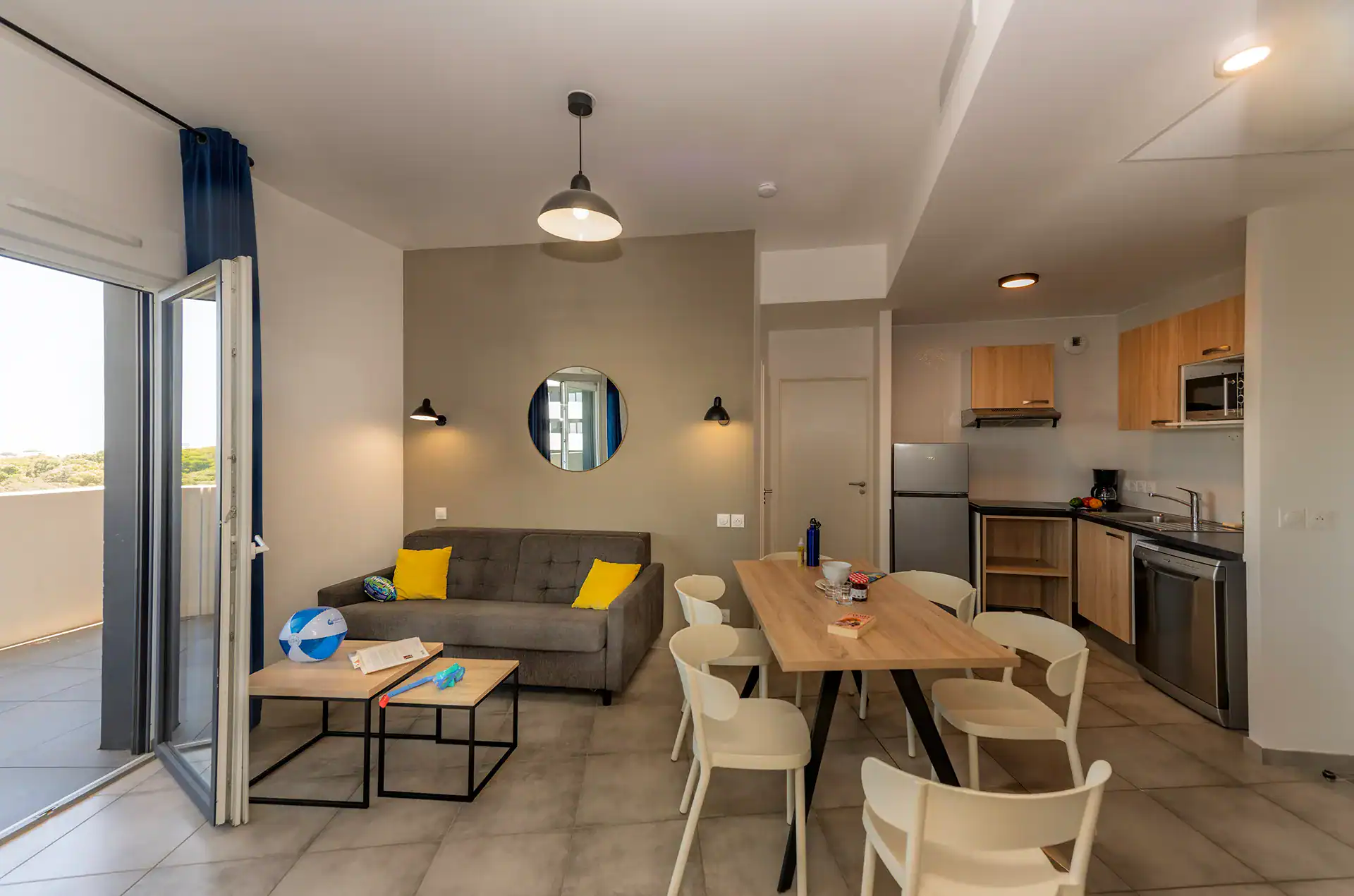 Exemple d'intérieur d'un logement de la résidence de vacances Goélia Le Sylène au Cap d'Agde