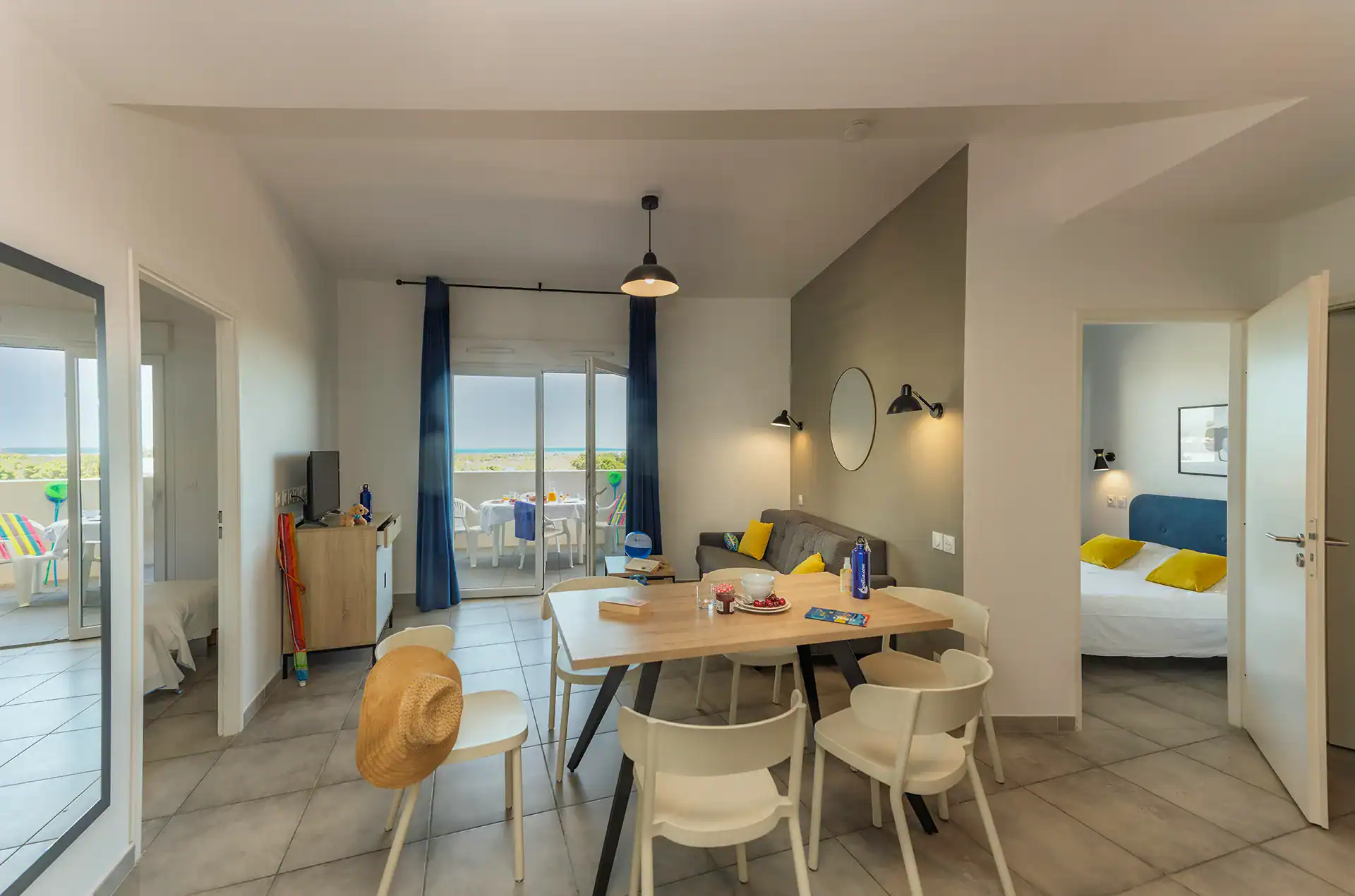 Exemple d'intérieur d'un logement de la résidence de vacances Goélia Le Sylène au Cap d'Agde