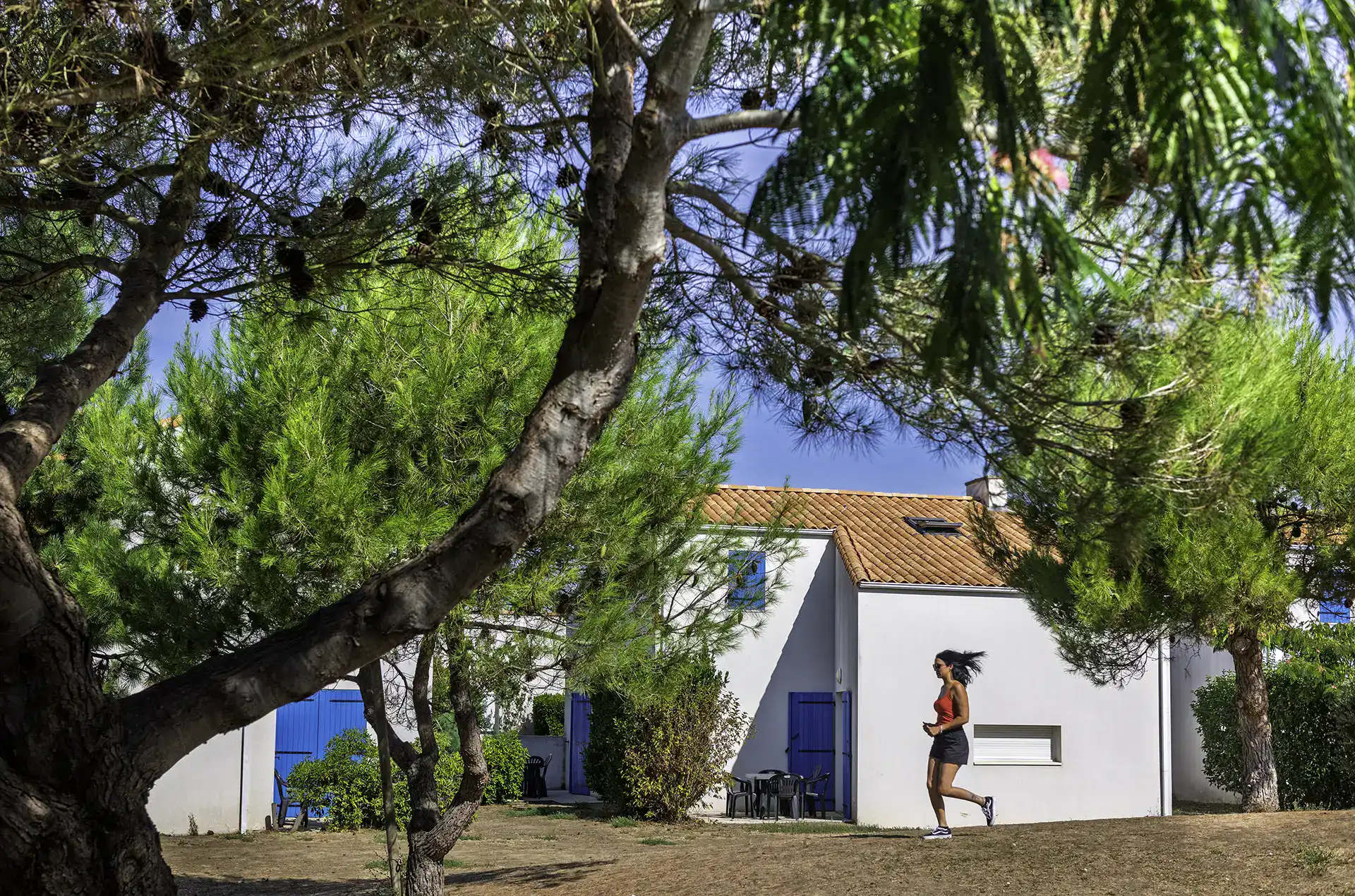 Extérieurs de la résidence de vacances de vacances Goélia Les grands Rochers aux Sables d'Olonne 