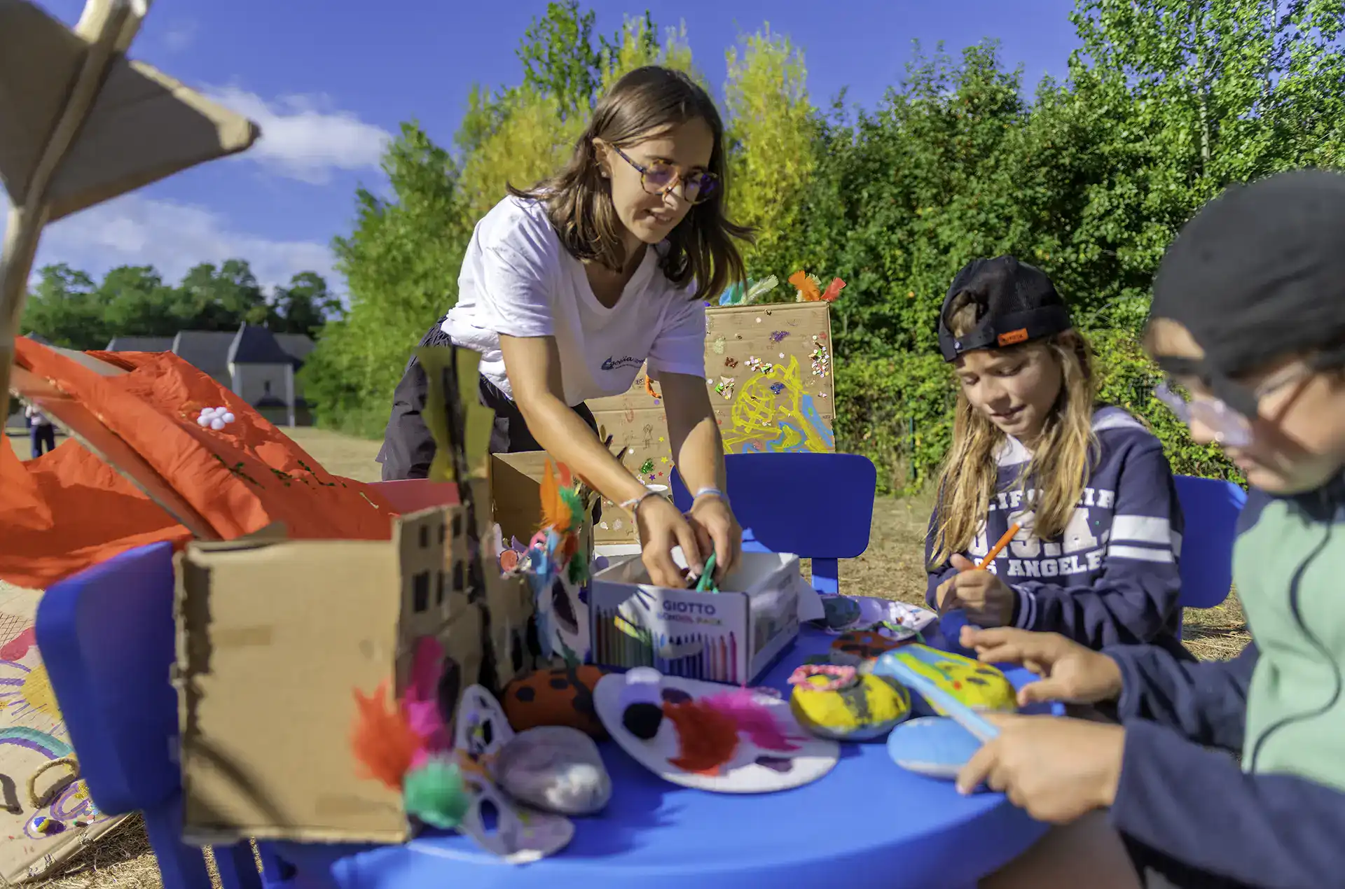 Examples of children’s activities in July and August at the Goélia Le Domaine des Mauriers holiday resort in St Malo. 
