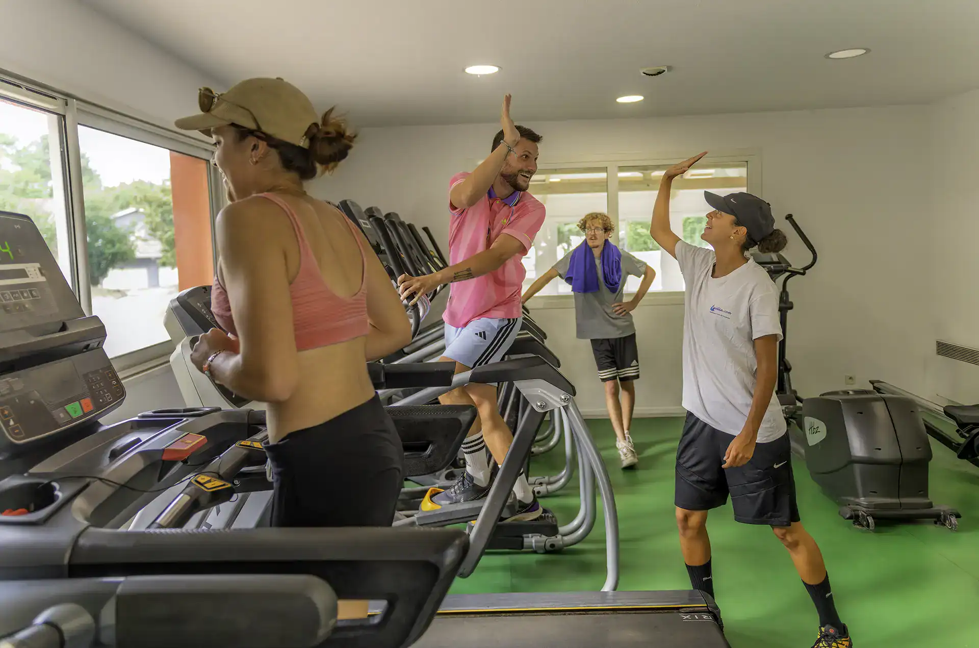 Salle fitness de la résidence de vacances Goélia Les Rives de St Brice à Arès sur le Bassin d'Arcachon