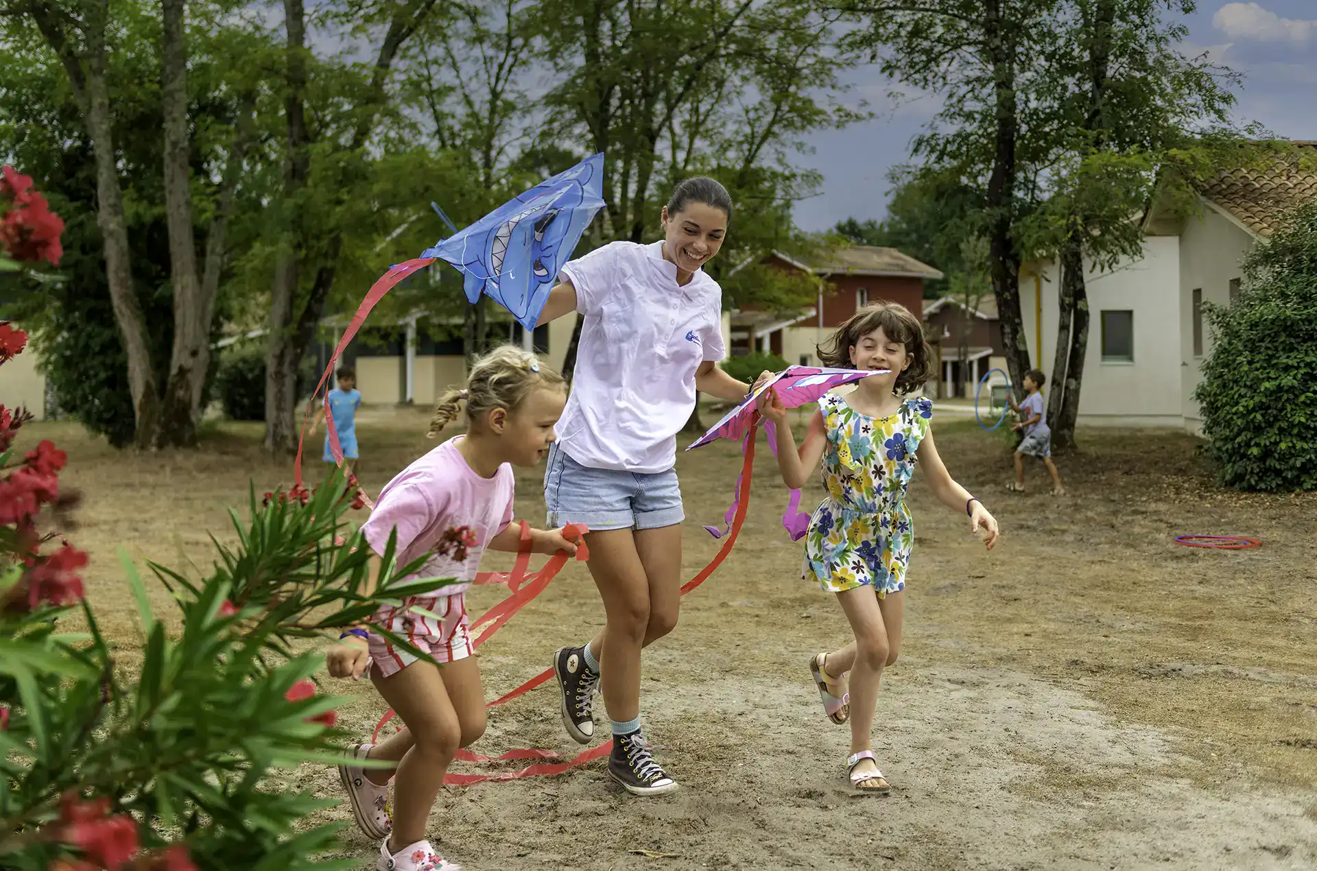 Club enfants (en juillet et août) de la résidence de vacances Goélia Les Rives de St Brice à Arès sur le Bassin d'Arcachon