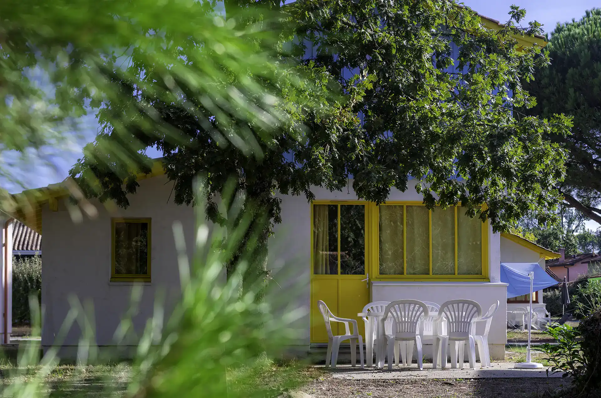 Exemple d'une cabane de pêcheurs de la résidence de vacances Goélia Les Rives de St Brice à Arès sur le Bassin d'Arcachon