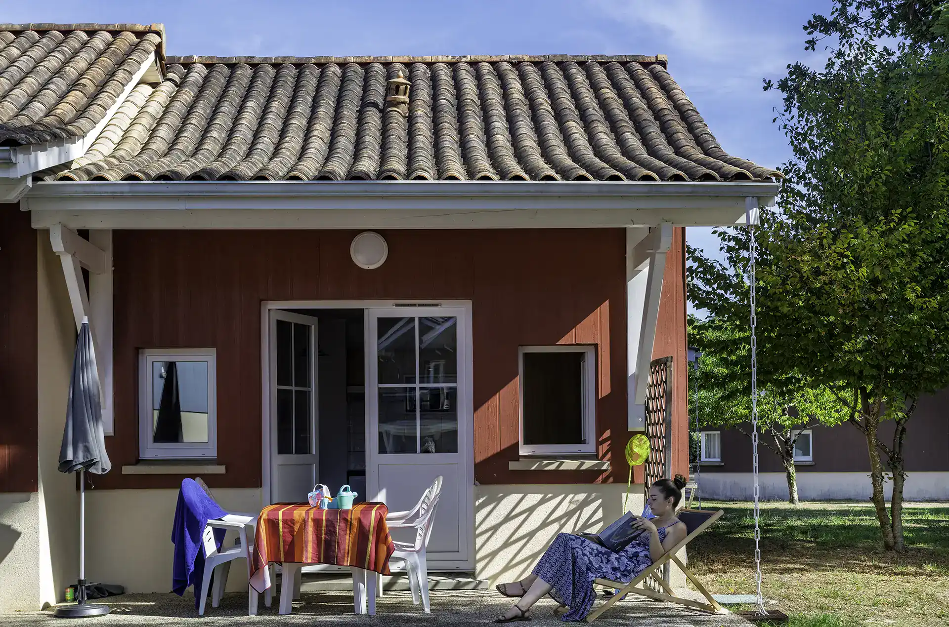 Exemple d'une maison arcachonnaise 2 pièces 4 personnes de la résidence de vacances Goélia Les Rives de St Brice à Arès sur le Bassin d'Arcachon