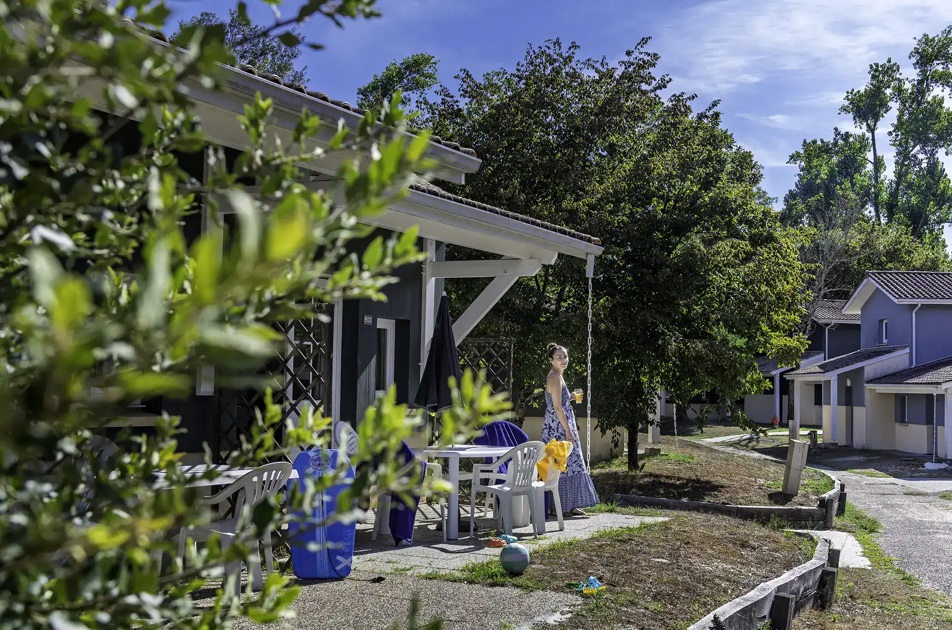 Exemple d'une maison arcachonnaise 2 pièces 4 personnes de la résidence de vacances Goélia Les Rives de St Brice à Arès sur le Bassin d'Arcachon