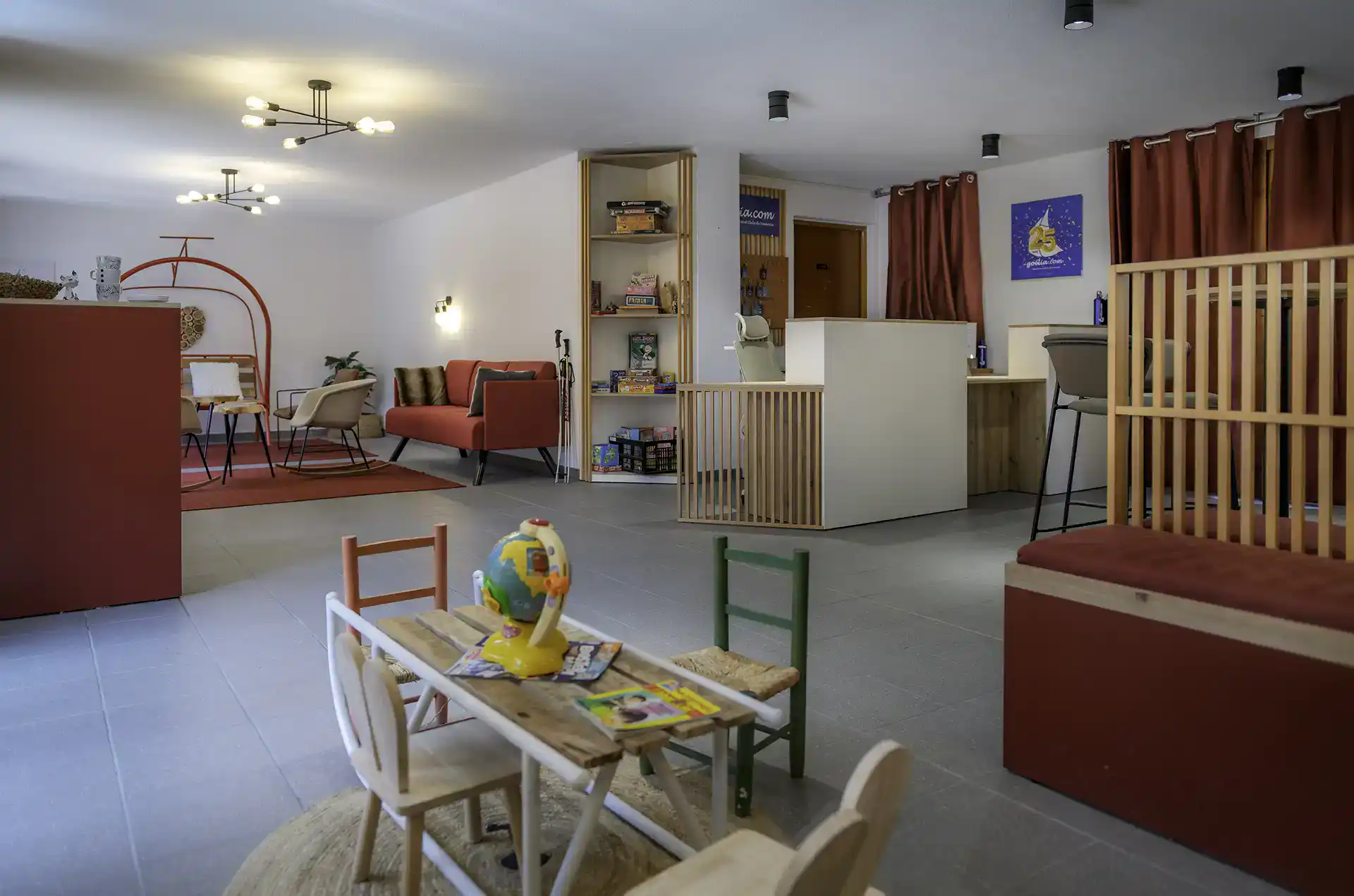 Reception of the Goélia Les Balcons d'Anaïs vacation residence in La Norma